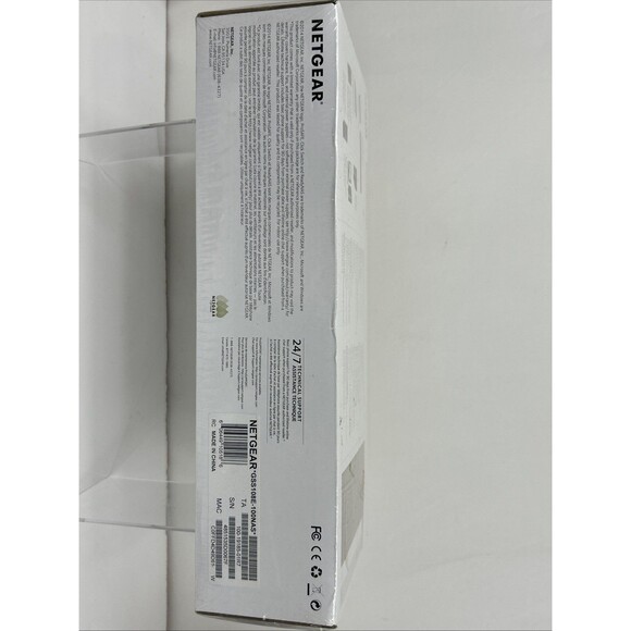 Netgear GSS108E 8-Port Gigabit Ethernet Plus Click Switch Black - Picture 4 of 6